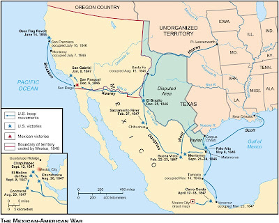 mexican war map